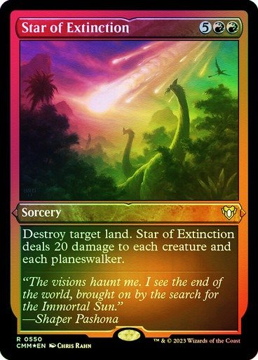 Producto - Star of Extinction (Foil Etched)