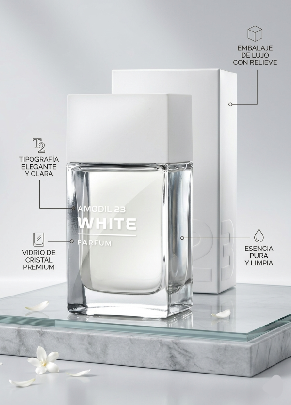 Producto - Perfume "Amodil 23 White" (Inspirado en Bad Boy de Carolina Herrera) 100 ml