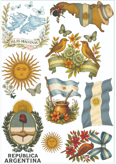 Producto - Stickers Patrios Lo Nuestro