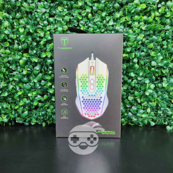 Producto - MOUSE T-DAGGER IMPERIAL BLANCO RGB