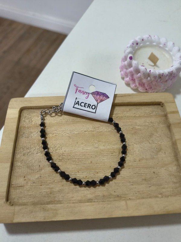 Producto - Pulsera cristal negra