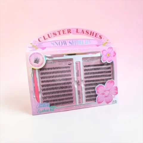 Producto - Kit Pestañas Cluster Mix 9 a 14mm Curva D - Snow Shirley