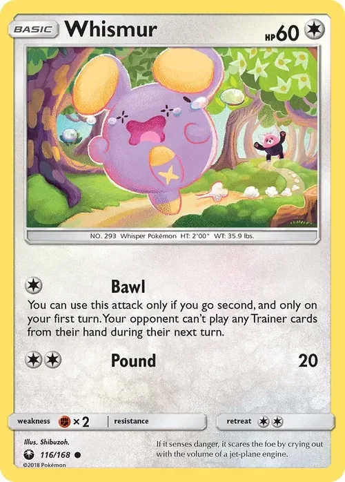 Producto - Whismur - 116/168 - Celestial Storm