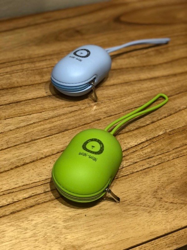 Producto - Estuche para chupete oval con cierre Wai-Wai