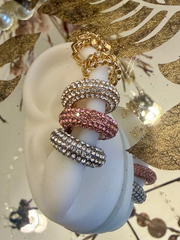 Producto - Cuff cristal rosa