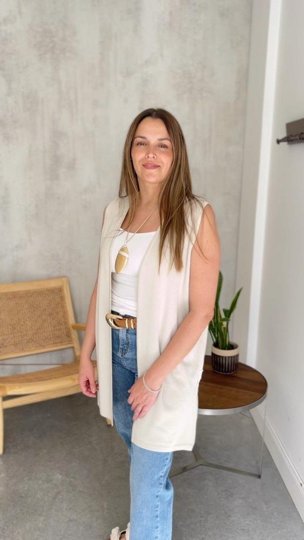 Producto - CHALECO VISCOSA ABIERTO