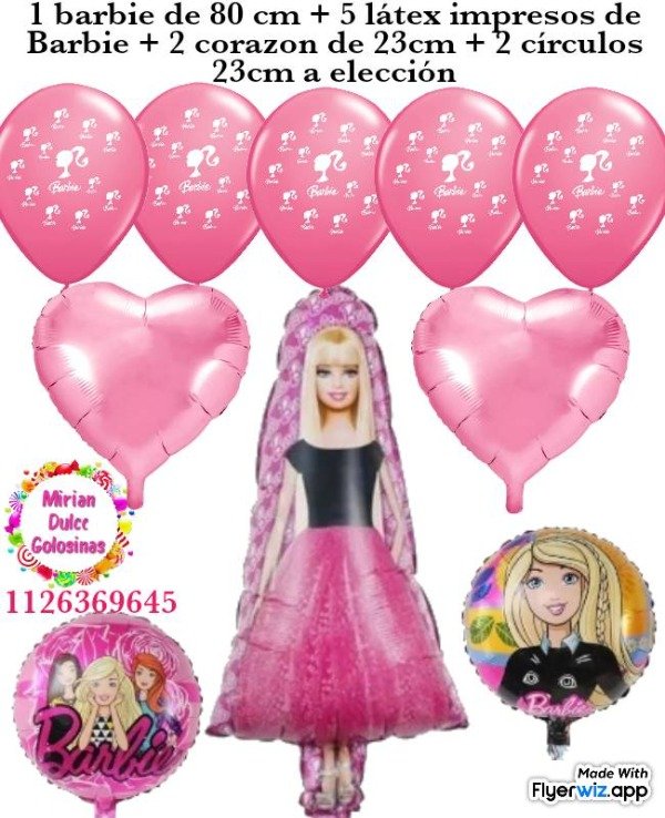 Producto - Promo globo muñeca Barbie