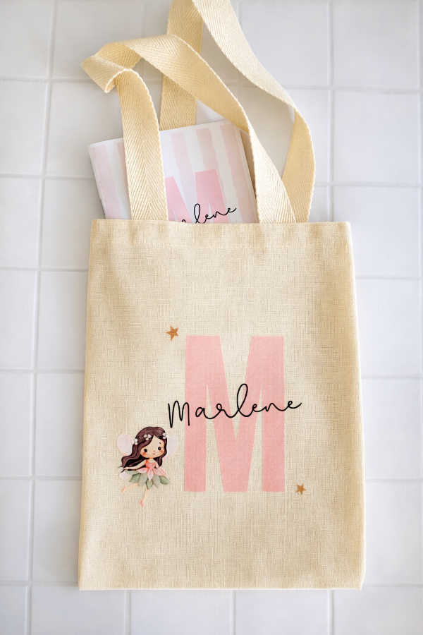 Producto - BOLSITA LIENZO PERSONALIZADAS + LIBRITO PERSONALIZADO
