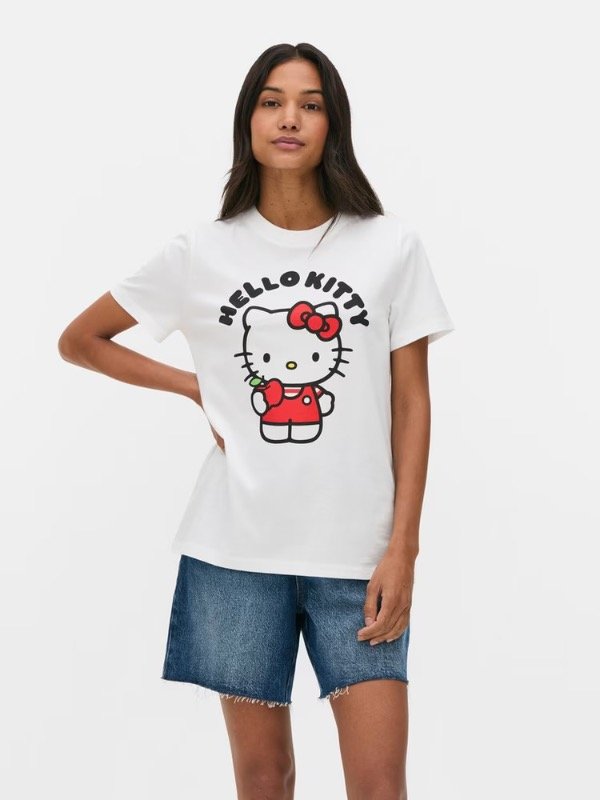 Producto - Remera Primark Hello Kitty blanca