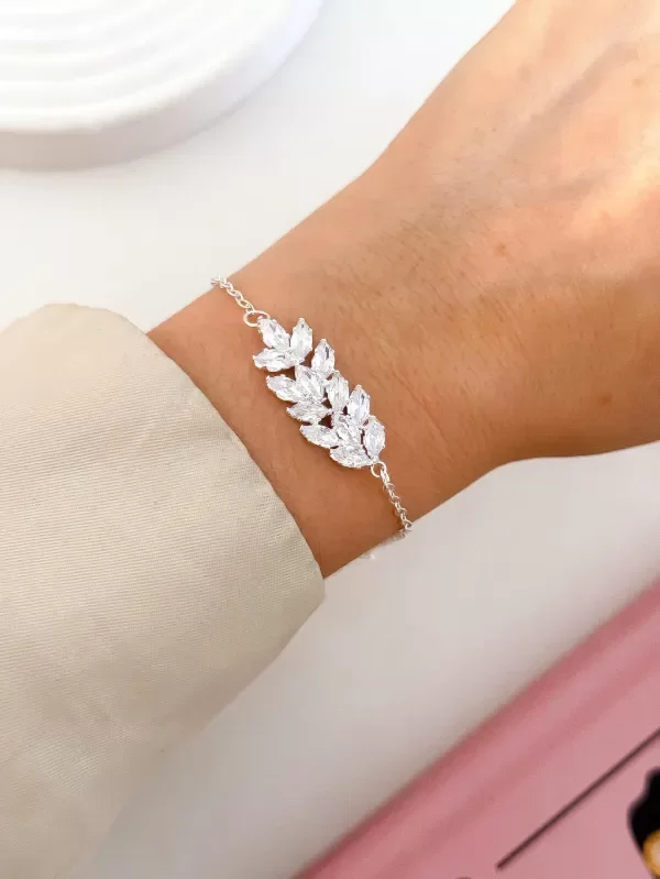 Producto - Pulsera Silver Laurel Strass
