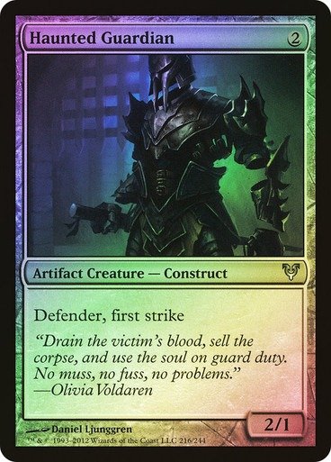 Producto - Haunted Guardian Foil  Avacyn Restored