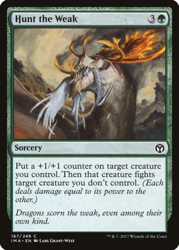 Producto - Hunt the Weak  Iconic Masters