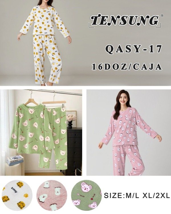 Producto - PIJAMA POLAR DAMA TENSUNG QASY-17 (x6)