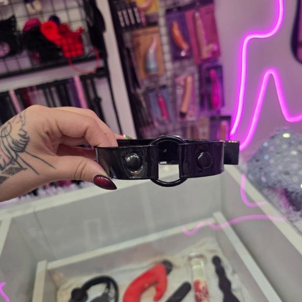 Producto - Choker "O" (negro)