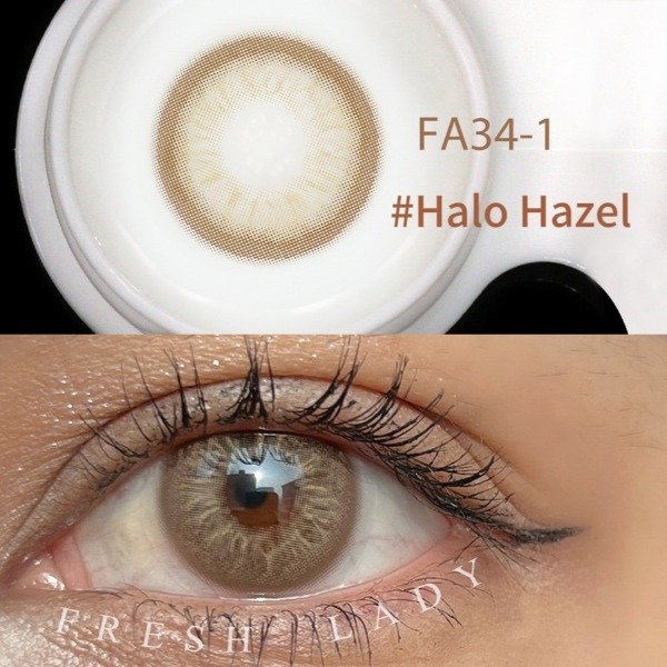 Producto - Lentes de contacto Halo Hazel FA34-1 8.6mm - Freshlady