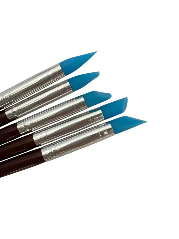 Producto - Pinceles de silicona set x 5 u grandes