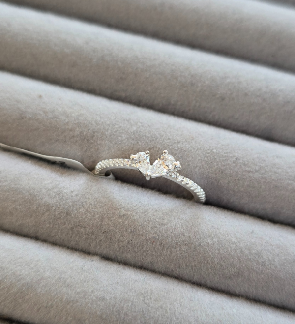 Producto - Collar corazon shiny PLATA 925 (grabado)