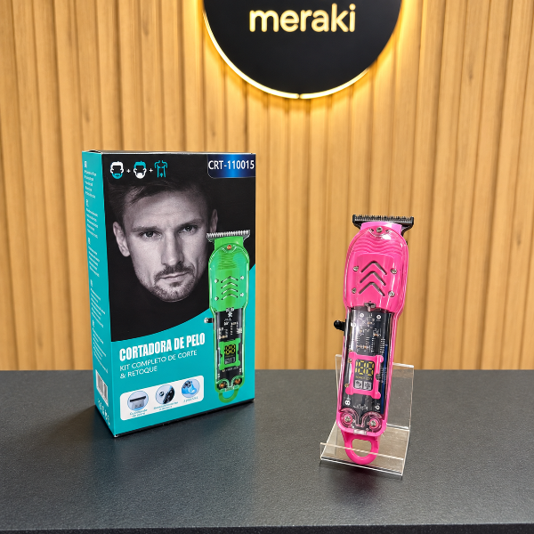 Producto - CORTADORA DE PELO Y BARBA CRT 110015 PATILLERA CON PANTALLA DIGITAL