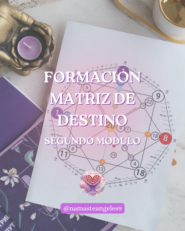Producto - Formación Matriz de Destino (Segundo Modulo)