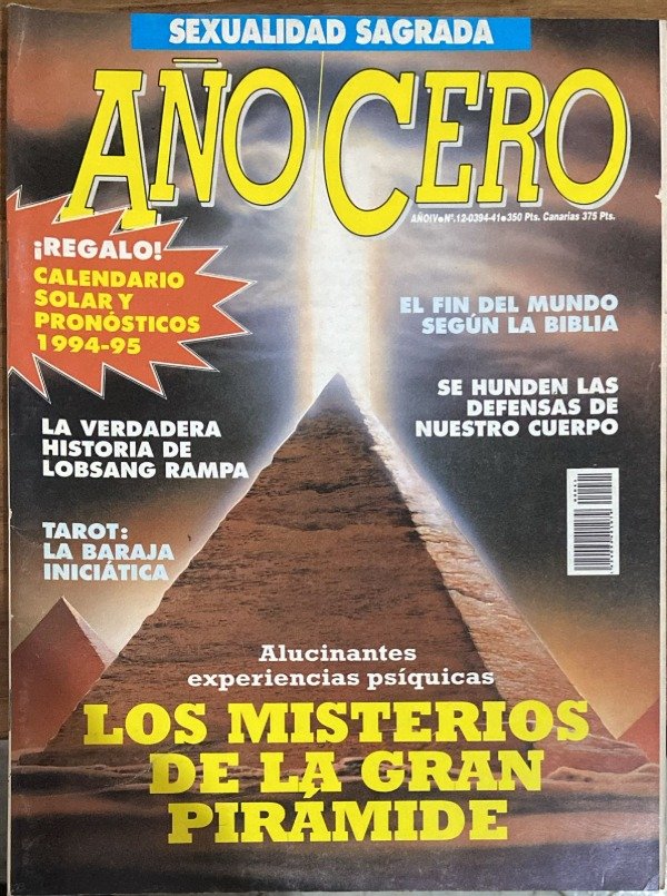 Producto - REVISTA AÑO CERO NO.12 AÑO IV
