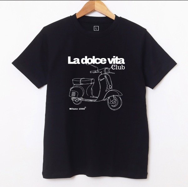 Producto - Remera Dolce Vita Negra - 1