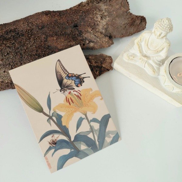 Producto - Tarjeta Armonía Flor y mariposa