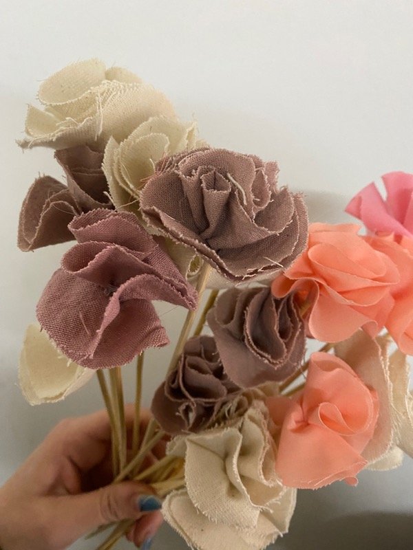 Producto - FLOR DE TELA DIFUSORA