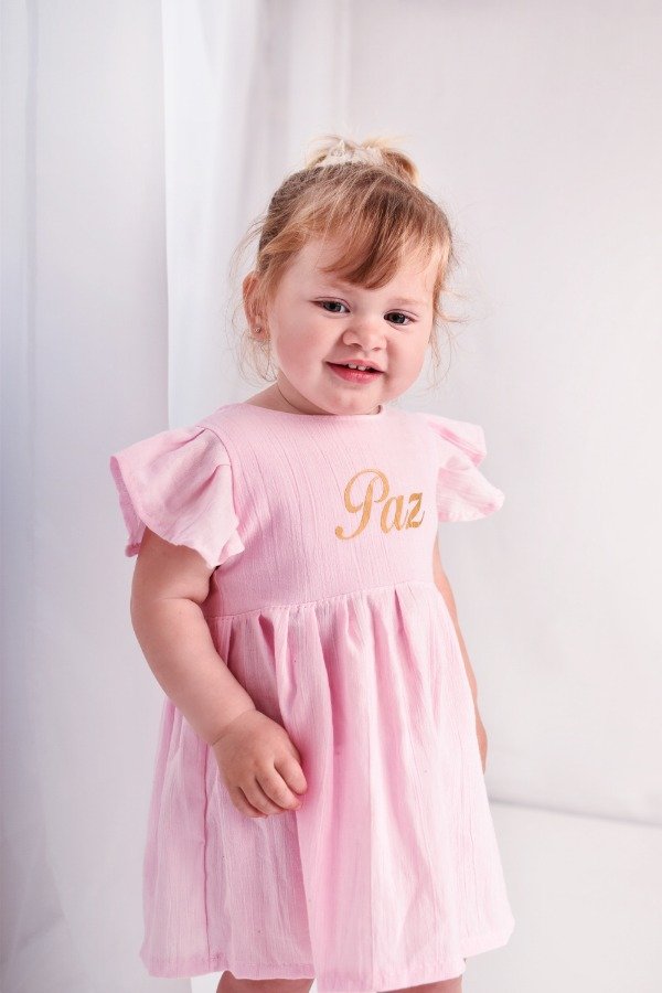 Producto - Vestido Paz (Rosa)  Talle 1 al 5