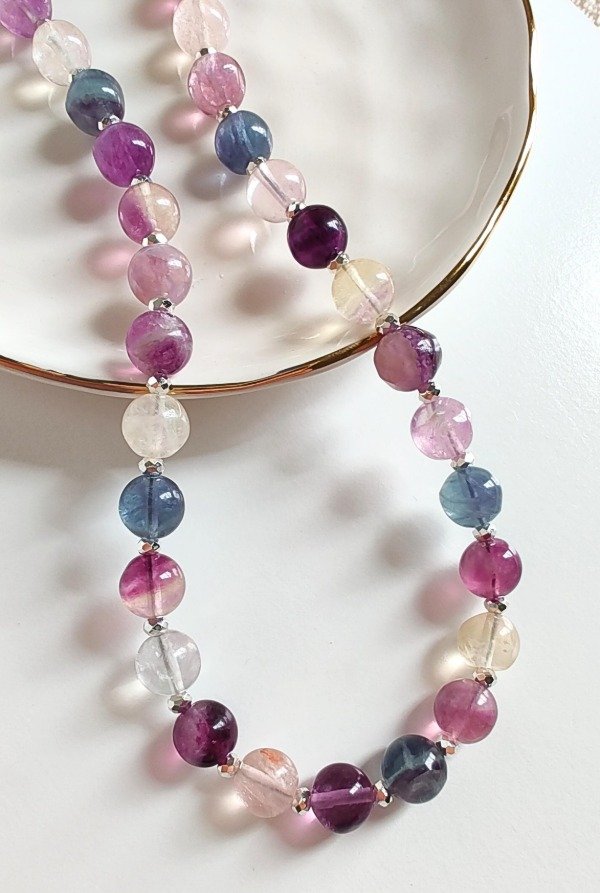Producto - COLLAR FLUORITA COLOR
