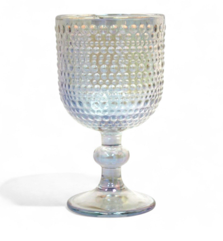 Producto - Set x6 copas de vidrio perlado con puntos