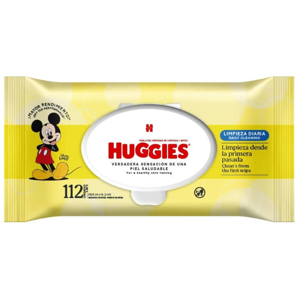Producto - Toallitas Huggies Limpieza Diaria x112un
