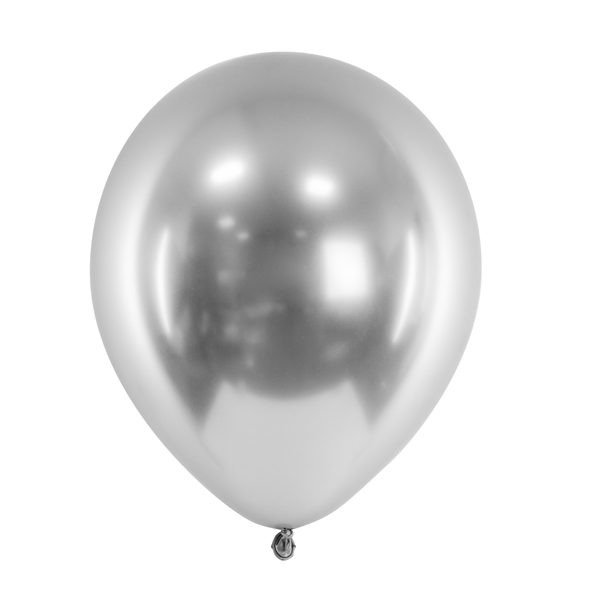 Producto - Globo chrome plateado 10"