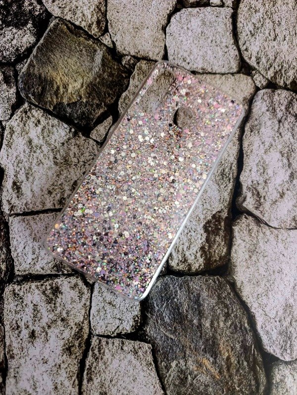 Producto - Funda rígida brillantina Samsung A20/A30 rosa
