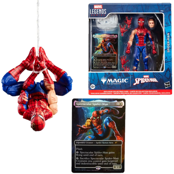 Producto - Marvel Legends Spider-Man Battle Damage Magic The Gathering