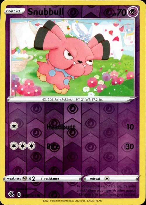Producto - Snubbull - 115/264 - Fusion Strike - Reverse Holo