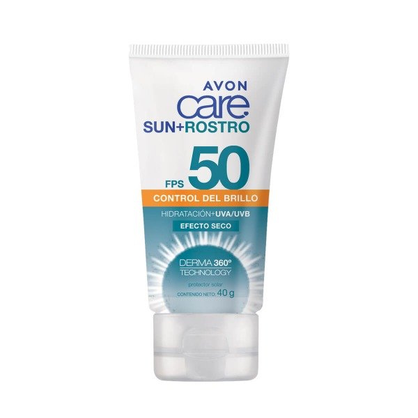 Producto - Protector solar facial 50fps - 40gr - control de brillo - avon