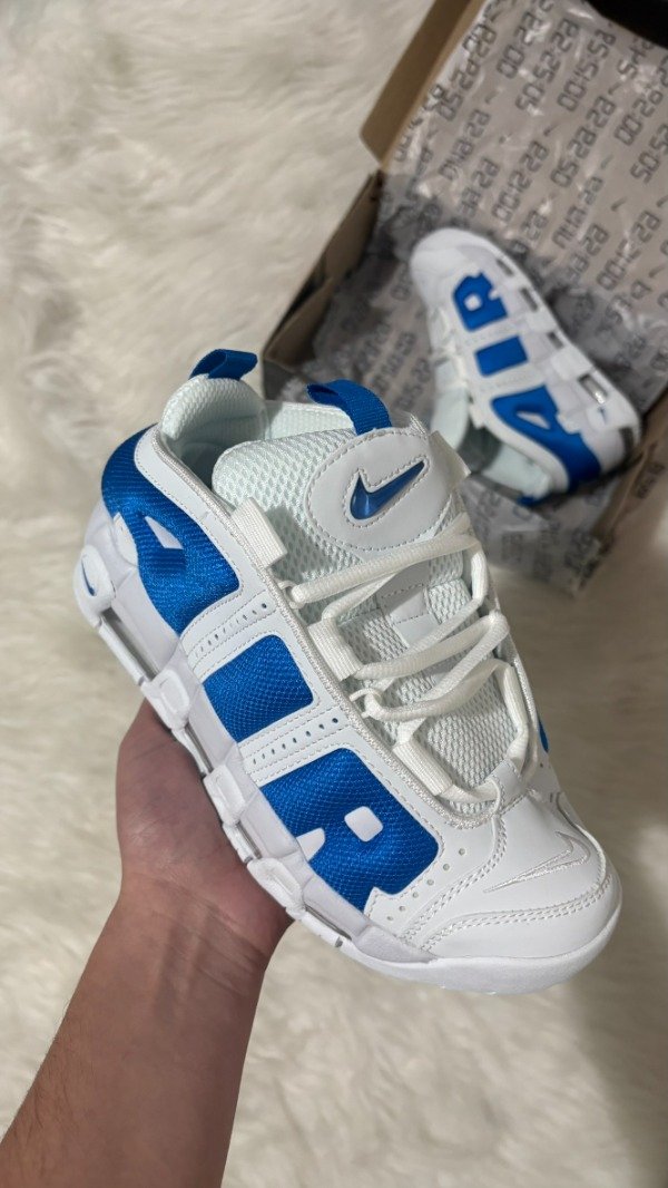 Producto - AIR MORE UPTEMPO LOW WHITE ROYAL BLUE - 1