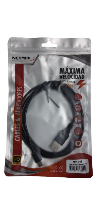 Producto - Cable USB A a C NETMAK NM-C99