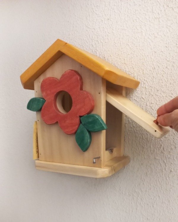 Producto - Casa para pájaros "Flor de Dalia" - 1