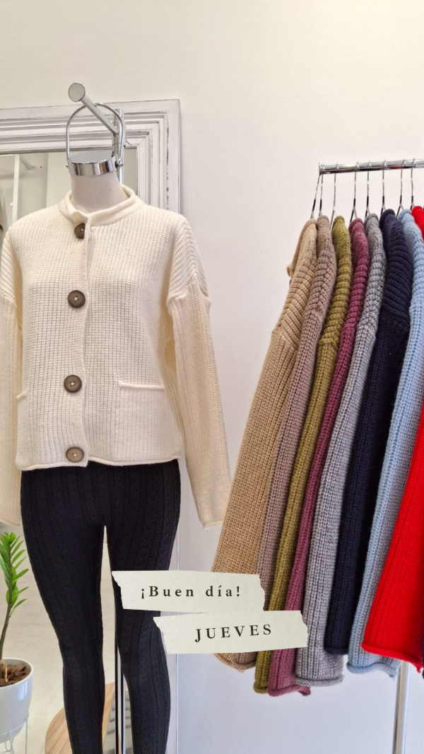 Producto - Cardigan botón Grande
