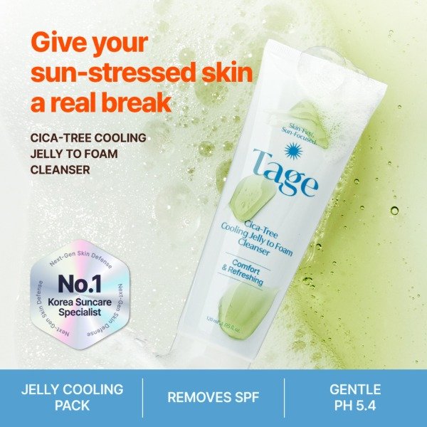 Producto - Tage Cica-Tree Cooling Jelly to Foam Cleanser 120ml - 1