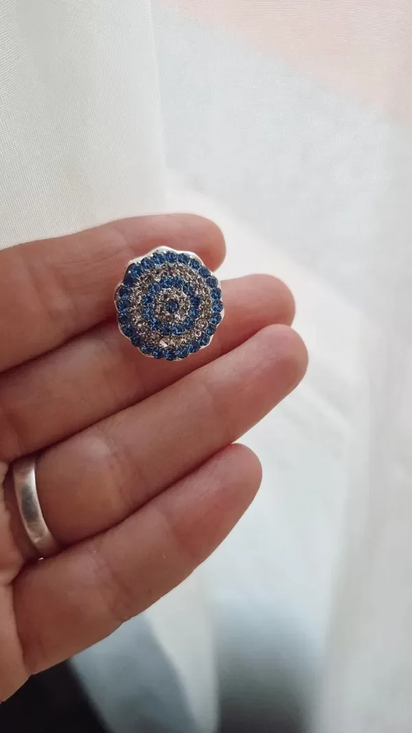 Producto - Escarapela circular con strass varios