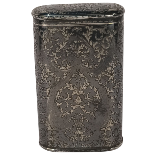 Producto - Caja para abanos en plata Rusa 84