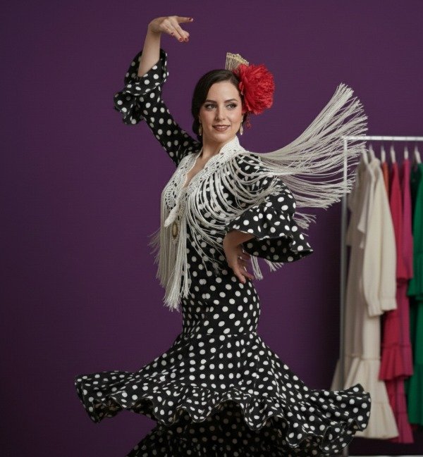 Producto - Tira De Flecos De Seda Para Escote Abanicos Plata