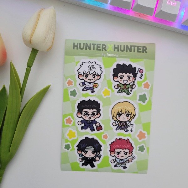 Producto - Plancha de stickers - HunterxHunter