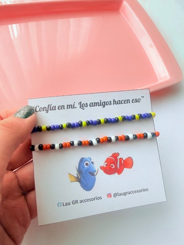Producto - Pulseras para compartir buscando a nemo