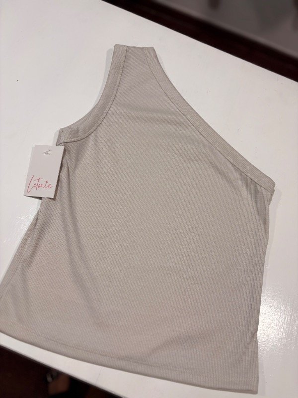 Producto - Top un hombro Arena