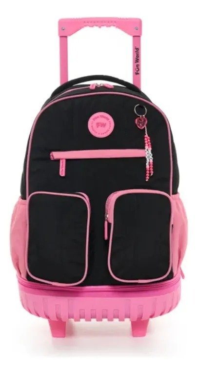 Producto - MOCHILA FW FUN WORLD CARRO CANDY  NEGRO