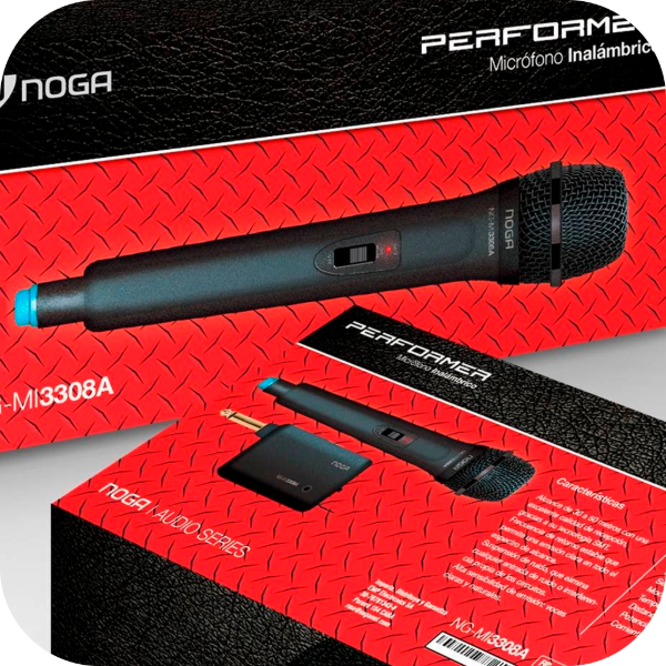 Producto - Microfono NOGA Inálambrico NG-MI3308A - 2