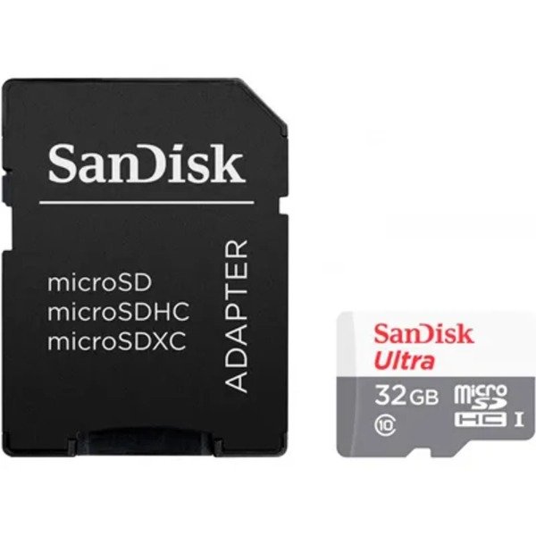 Producto - SanDisk Ultra SDSQUNR-032G-GN3MA - Microfono SD con Adaptador